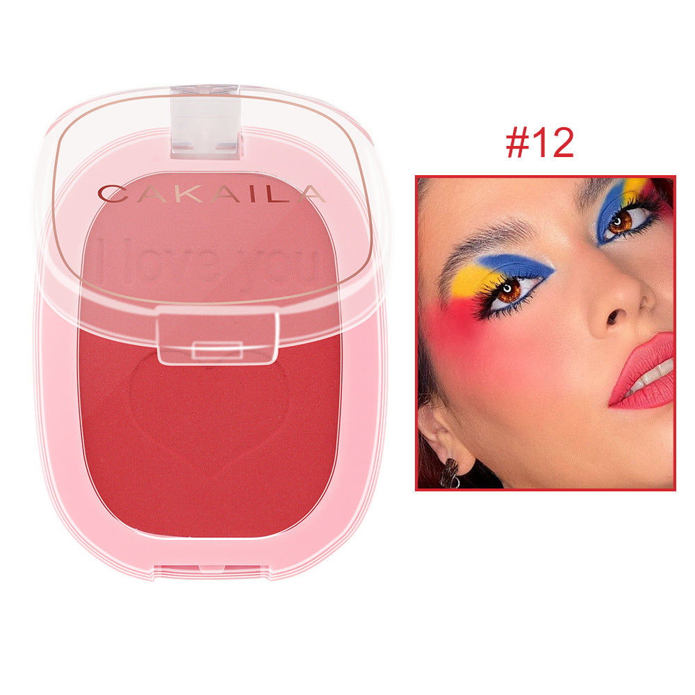 12 colours Blush True-to-tone Creamy Matte Face Body Blush, 10.5g