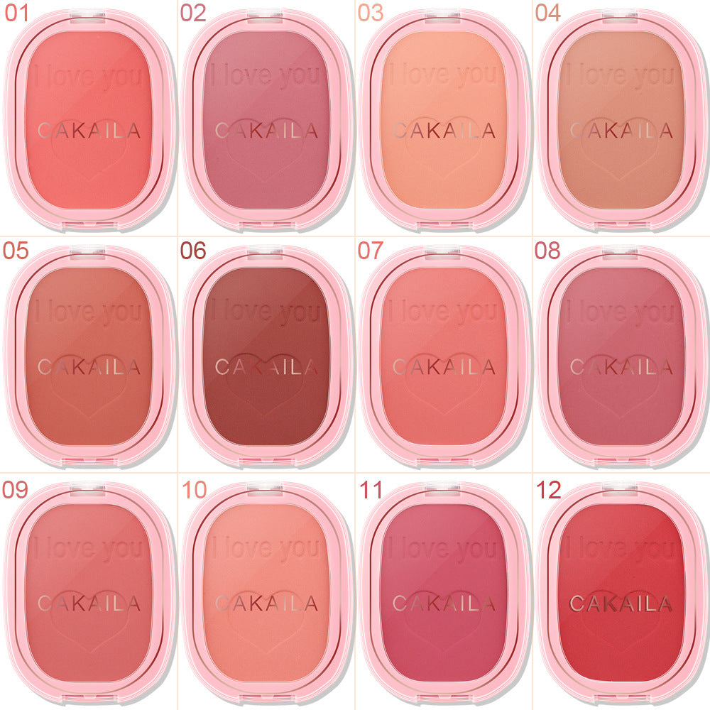 12 colours Blush True-to-tone Creamy Matte Face Body Blush, 10.5g